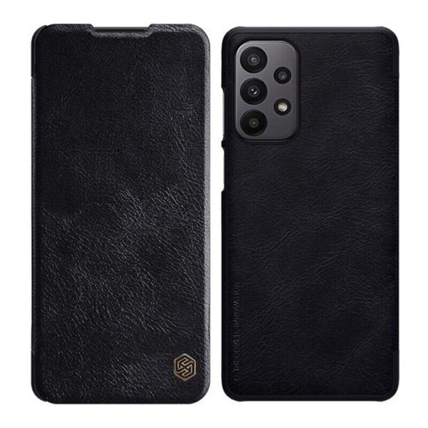 Husa pentru Samsung Galaxy S24 FE - Nillkin Qin Pro Leather Case -Black