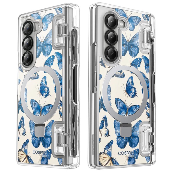 Husa pentru Samsung Galaxy Z Fold6 - I-Blason Cosmo Pro MagSafe - Blue Butterfly