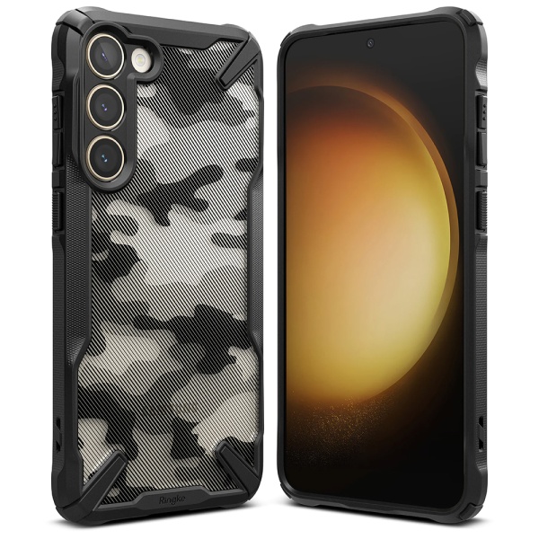 Husa Samsung Galaxy S23 Plus Ringke Fusion X Design - Negru
