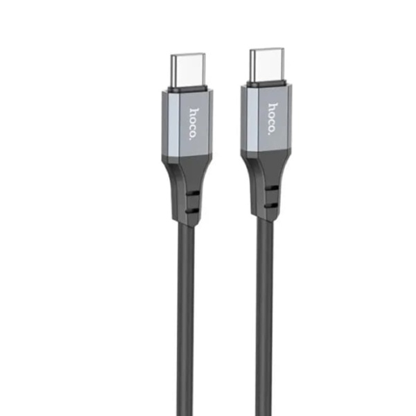 Cablu de date Hoco (X92) - Tip-C la Tip-C, 60W, 3m - Negru