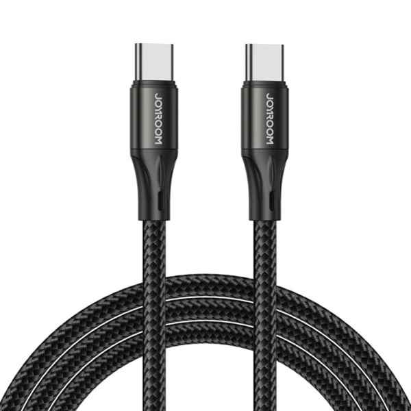 Cablu de date JoyRoom (S-2030N1) - tip C la tip C, incarcare rapida 60 W, 3 A, 2 m - Negru