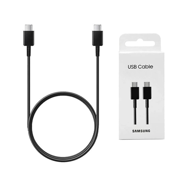 Cablu Samsung tip C original, 3A, 1m, EP-DA705BWEGWW - Negru