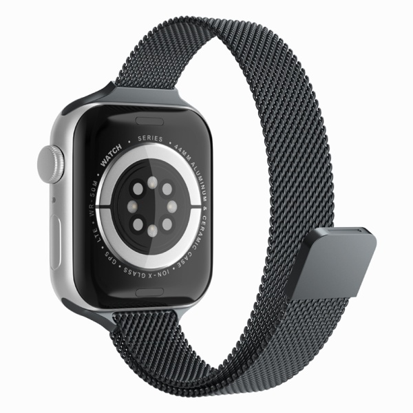 Curea Apple Watch 1/2/3/4/5/6/7/8/9/10/SE/SE 2 (38/40/41/42mm) - Techsuit - Negru