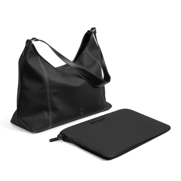 Geanta umar pentru laptop dama 14" Tomtoc T28M1DV - Negru