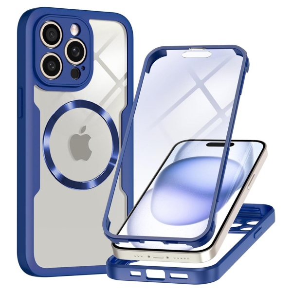 Husa 360° iPhone 14 Pro Max Techsuit ColorVerse - Albastru