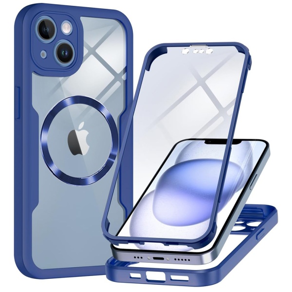 Husa 360° iPhone 14 Techsuit ColorVerse - Albastru