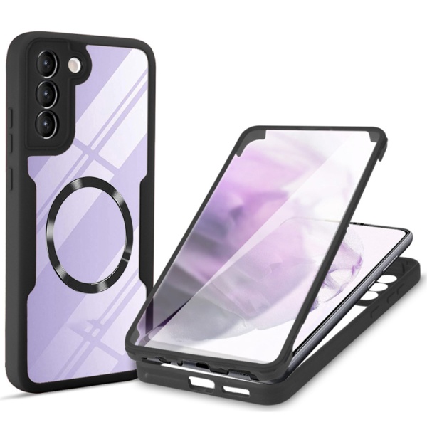Husa 360° Samsung Galaxy S23 Techsuit ColorVerse - Negru