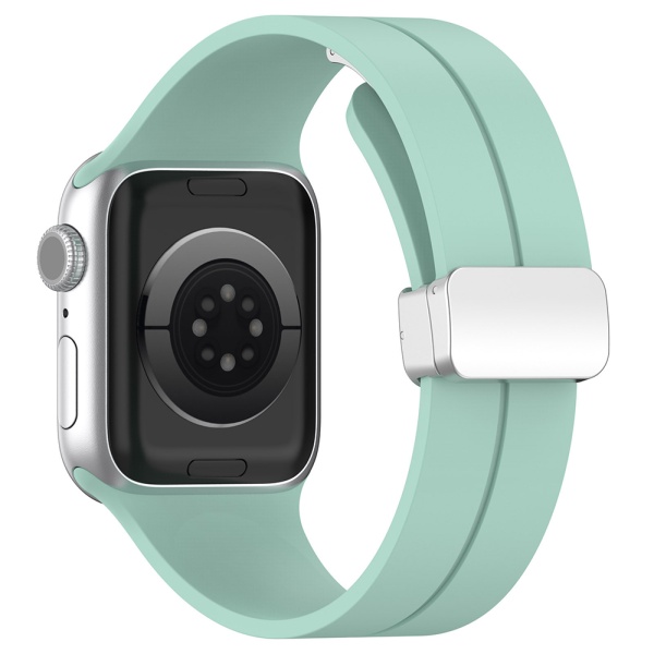 Husa Apple Watch 1/2/3/4/5/6/7/8/9/10/SE/SE 2/Ultra/Ultra 2 (42/44/45/46/49mm) Techsuit W011 - Verde Menta