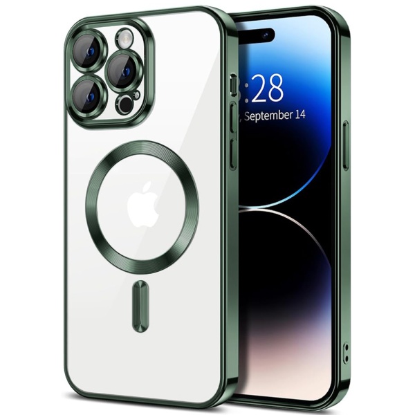 Husa iPhone 15 Pro Max, MagSafe - Verde