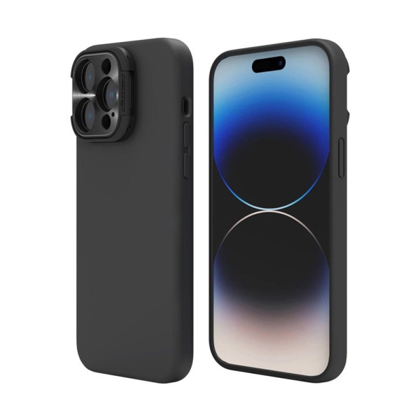 Husa iPhone 16 Pro Max Nillkin Lens Wing Magnetic - Negru