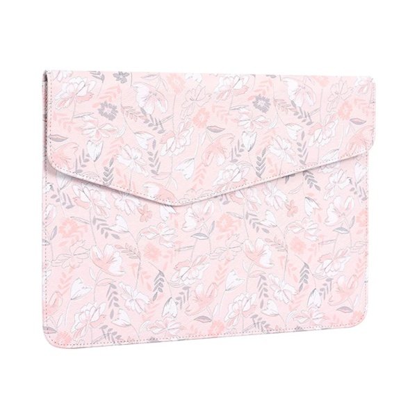 Husa laptop 13"-14" din piele CanvasArtisan E4-P03 - Roz