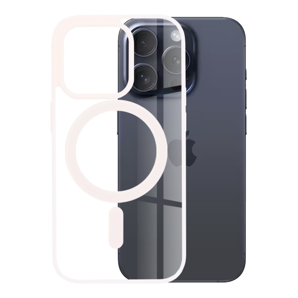 Husa MagSafe iPhone 15 Pro- Roz