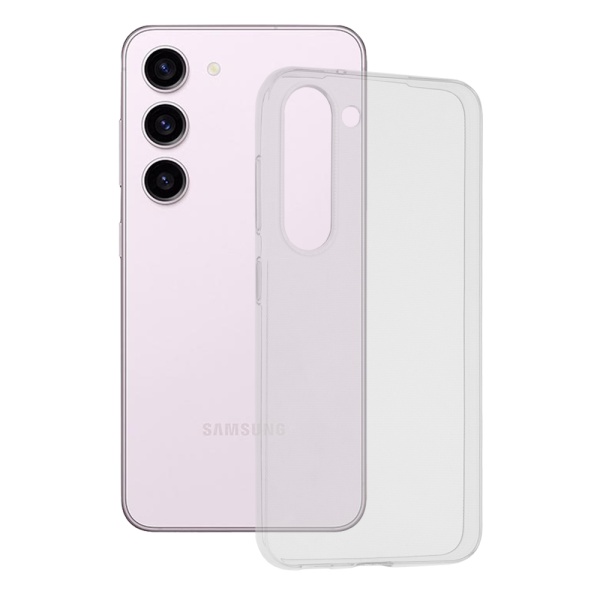 Husa Samsung Galaxy S23 Techsuit Clear Silicone, transparenta