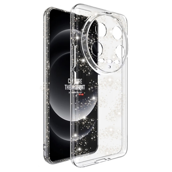 Husa sclipici Xiaomi 14 Ultra Techsuit SparkleSkin - Transparent