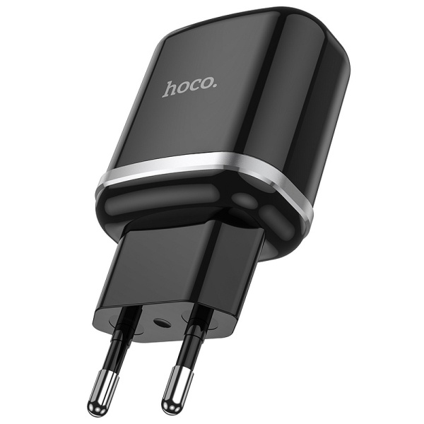 Incarcator priza Fast Charging USB 18W Hoco N3, negru