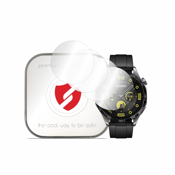 [Pachet 4x] Folie regenerabila premium Huawei Watch GT 4 46mm Smart Protection Classic - Transparent