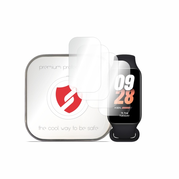 [Pachet 4x] Folie regenerabila premium Xiaomi Mi Band 8 Active Smart Protection Classic - Transparent