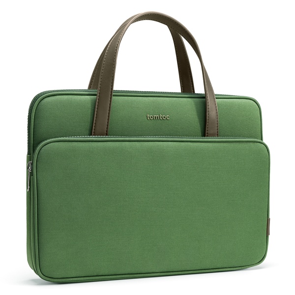 Servieta laptop 14 inch, 4 compartimente Tomtoc KF2313571- Verde