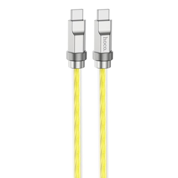 Cablu Super Fast Charging Type-C PD100W Hoco U113, 1m - Auriu