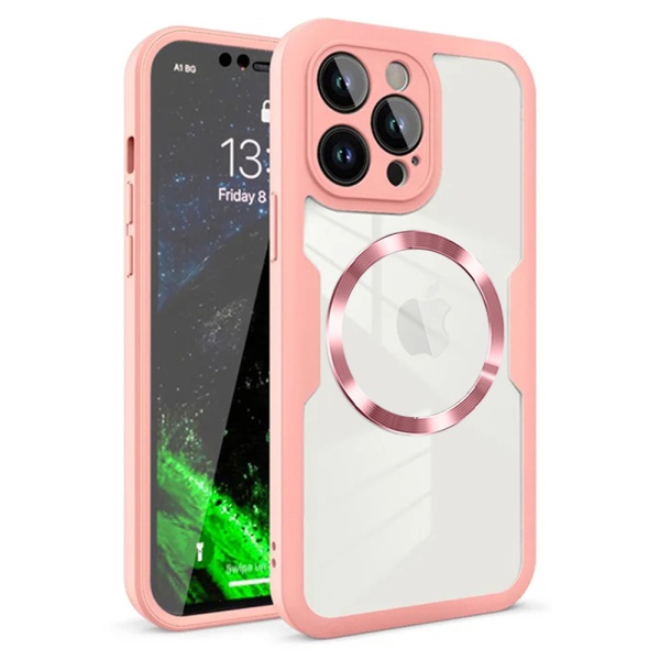 Husa 360° iPhone 12 Pro Techsuit ColorVerse - Roz