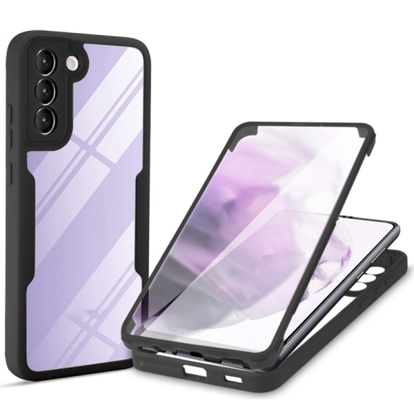 Husa 360° Samsung Galaxy S21 FE 5G Techsuit ColorVerse - Negru