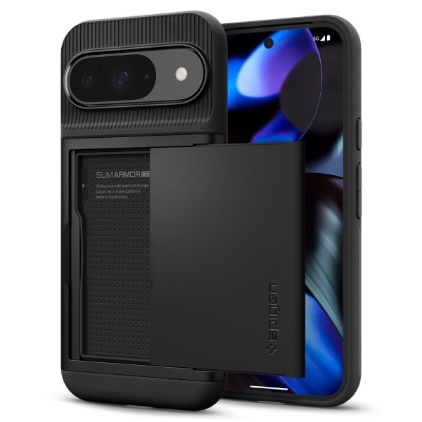 Husa Google Pixel 9 Spigen Slim Armor CS - Negru