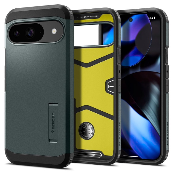 Husa Google Pixel 9 Spigen Tough Armor - Verde
