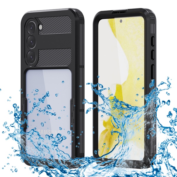 Husa impermeabila Samsung Galaxy S23 Plus ShellBox Waterproof IP68, Black