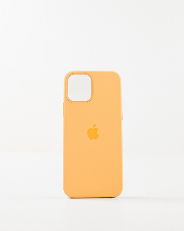 Husa Iphone 12 Pro din silicon Portocaliu 1 MagSafe