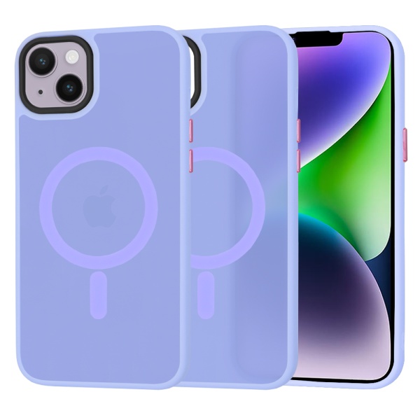 Husa IPhone 14 Plus Techsuit - HaloFrost MagSafe Series, Violet