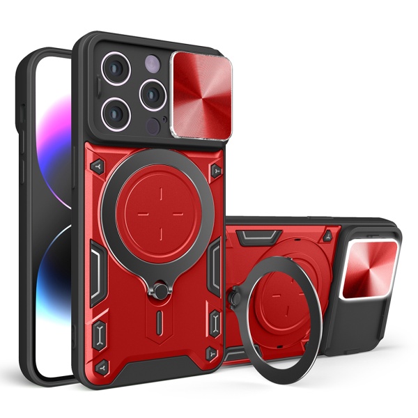 Husa iPhone 14 Pro Techsuit CamGuard Pro - Rosu