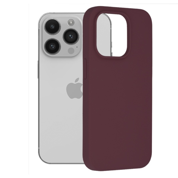Husa Iphone 14 Pro Techsuit - Soft Edge Silicone , Plum Violet