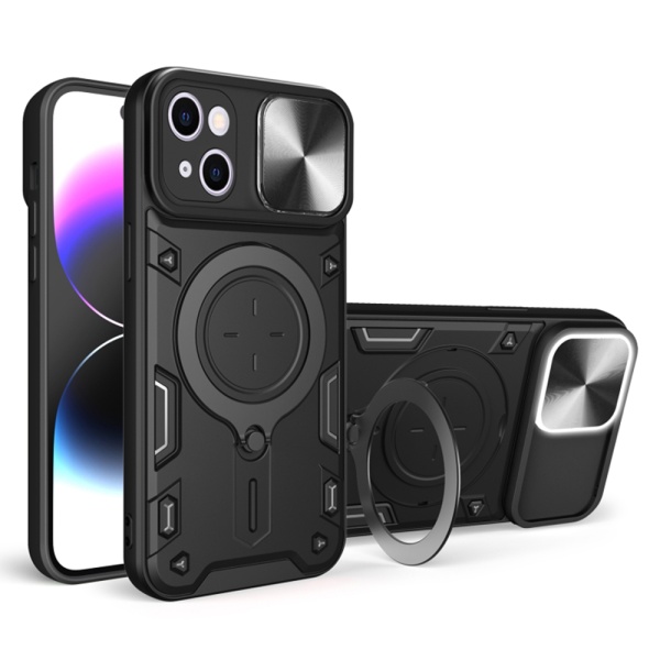 Husa iPhone 15 Techsuit CamGuard Pro - Negru
