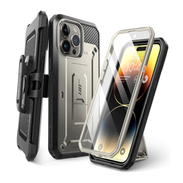 Husa iPhone 16 Pro Max Supcase Unicorn Beetle Pro - Gri Titan