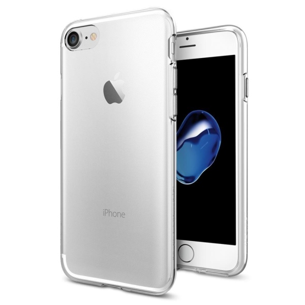 Husa iPhone SE 3, SE 2022 Spigen Liquid Crystal - Transparenta