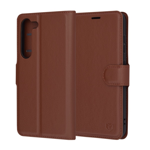Husa Samsung Galaxy S23 Plus Techsuit Leather Folio, Brown