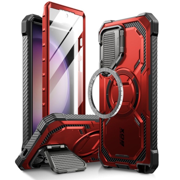 Husa Samsung Galaxy S24 Ultra, I-Blason Armorbox MagSafe- Rosu
