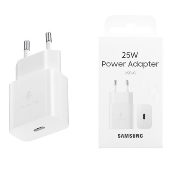 Incarcator Samsung Super Fast Charging tip C 25W, EP-T2510NWEGEU, Alb