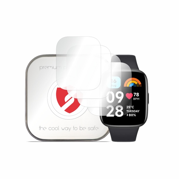 [Pachet 4x] Folie regenerabila premium Xiaomi Redmi Watch 3 Active Smart Protection Classic - Transparent