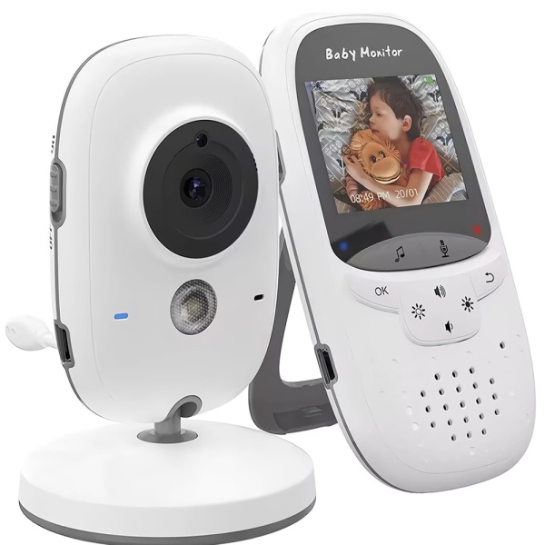Baby monitor pentru supraveghere copil Techsuit, VB602- Alb