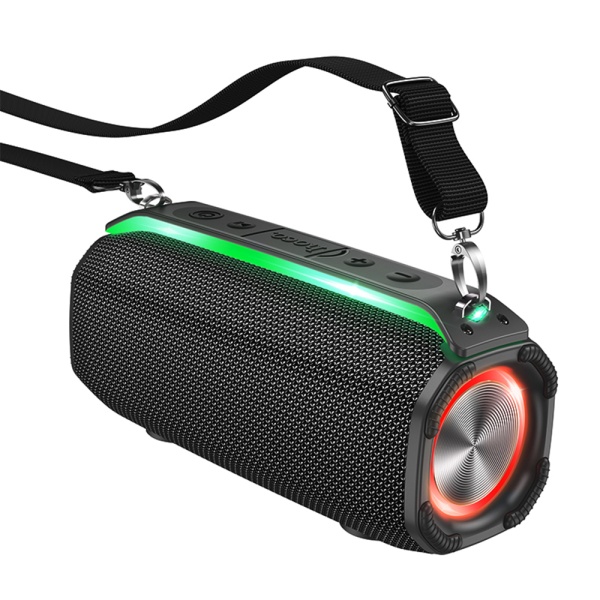 Boxa wireless 10W, curea de umar Hoco HC23, TF, USB, FM - Negru