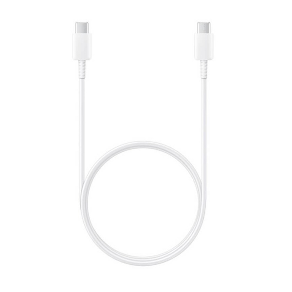 Cablu de date original Samsung 2xtip C, 1m, bulk, EP-DA905BWE - Alb