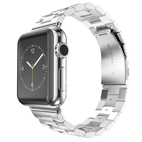 Curea Techsuit W036 - Apple Watch 1/2/3/4/5/6/7/8/9/10/SE/SE 2/Ultra/Ultra 2 (42/44/45/46/49mm) - Argintiu