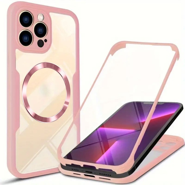 Husa 360° iPhone 13 Pro Max Techsuit ColorVerse - Roz