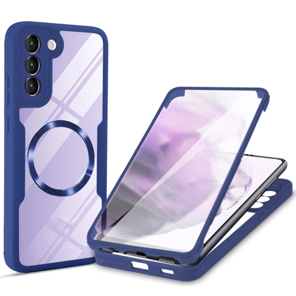 Husa 360° Samsung Galaxy S21 FE 5G Techsuit ColorVerse - Albastru