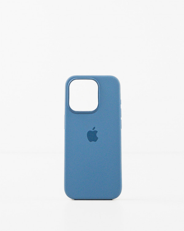 Husa Iphone 15 Pro din silicon Albastra MagSafe