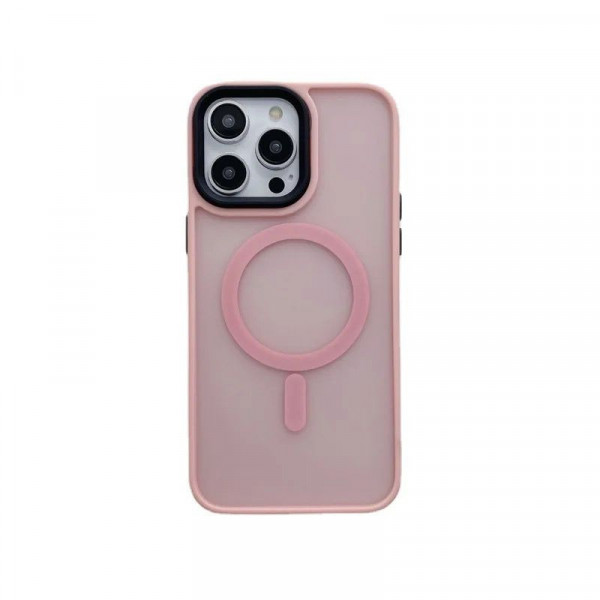 Husa Iphone 15 Pro Max Matte MagSafe Roz