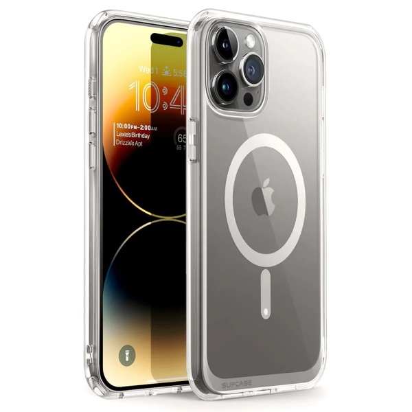 Husa iPhone 16 Pro Max Supcase Unicorn Beetle Slim Clear MagSafe - Transparent
