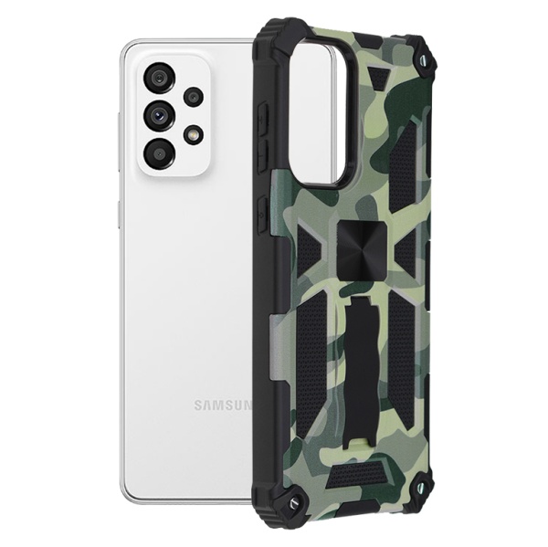 Husa Samsung Galaxy A73 5G Techsuit Blazor - Camo Lime
