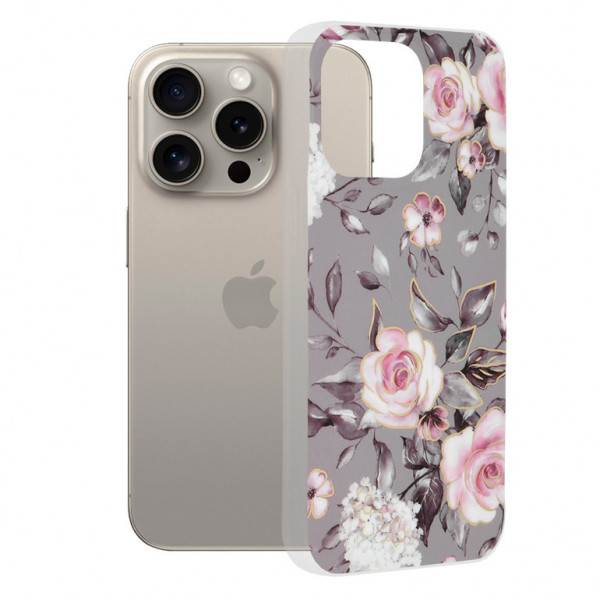Husa Techsuit Iphone 15 Pro Max Marble Series - Ruth Gray